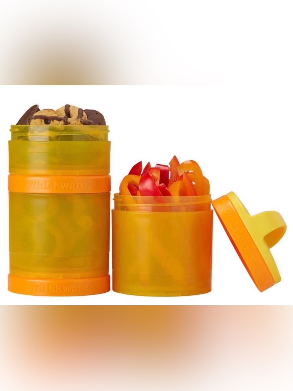 2-BRAND NEW Snack Containers - Picture 4 of 4